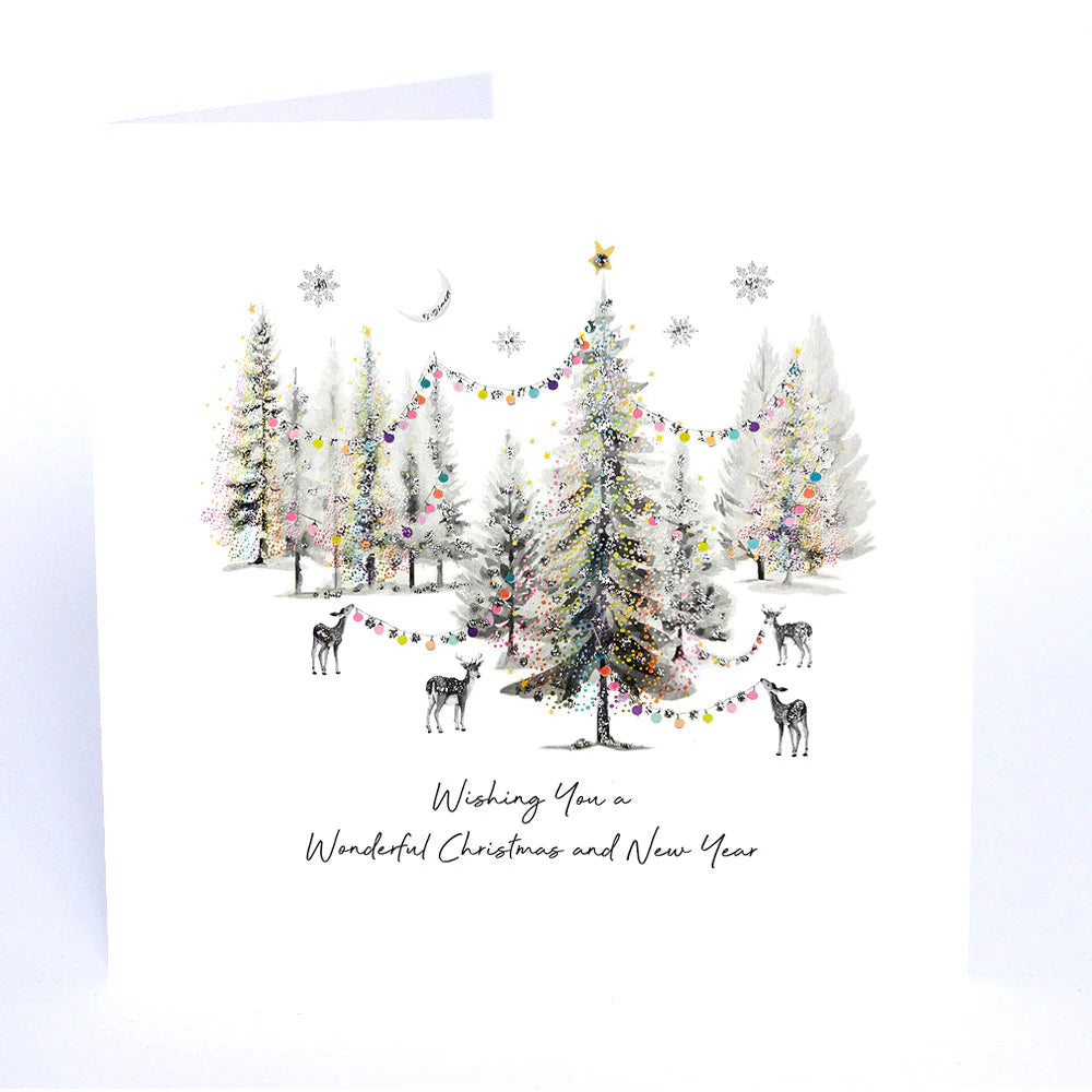 Wishing You A Wonderful Christmas And New Year - Christmas Shimmer