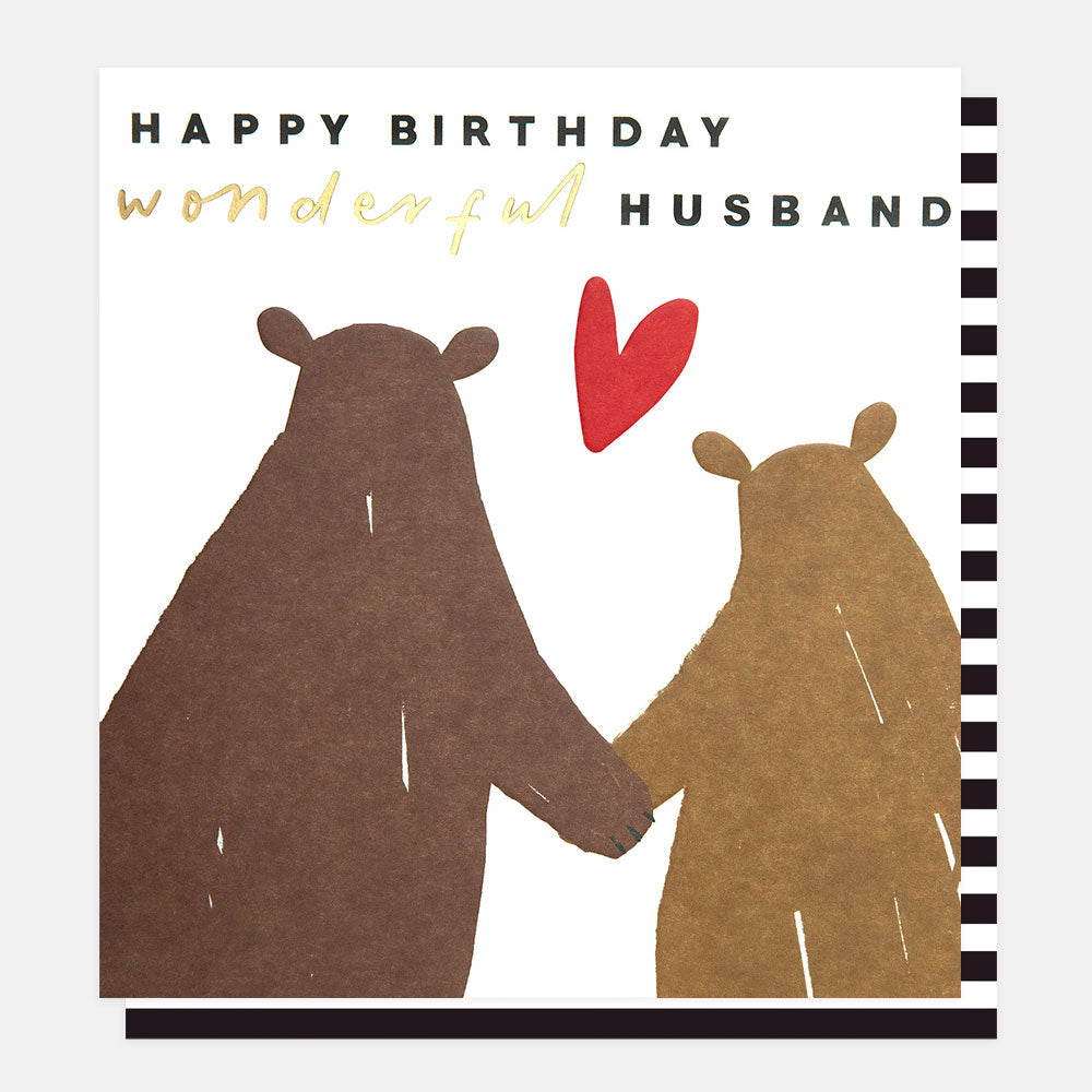 Happy Birthday Wonderful Husband Card