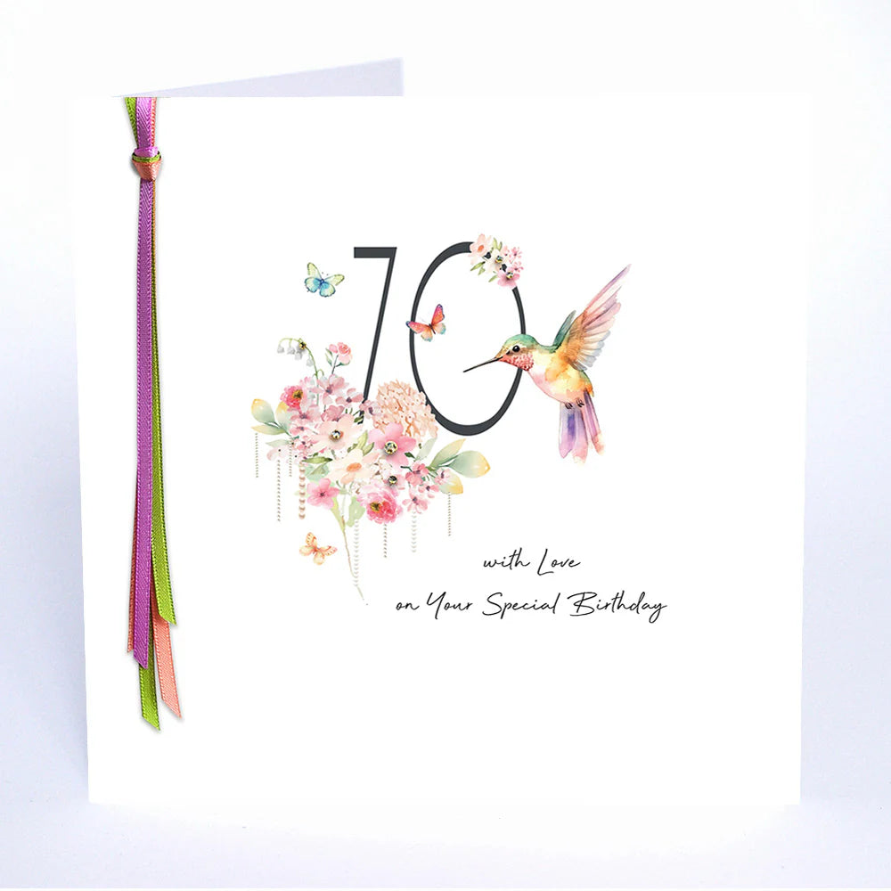 Ribbons and Roses 70 To Mum With Love On Your Special Birthday