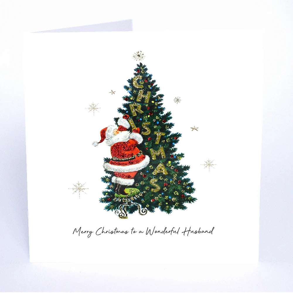 Merry Christmas Wonderful Husband - Tree