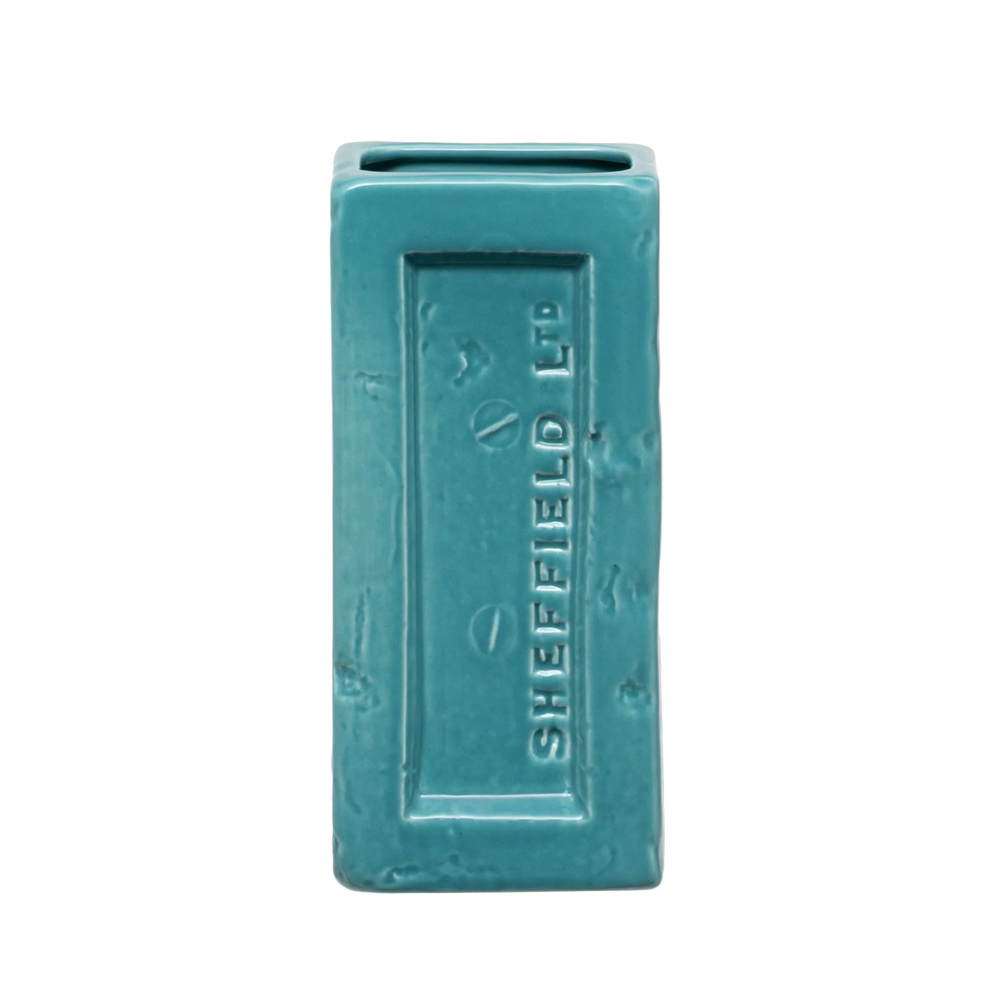 Sheffield Brick Vase - Turquoise