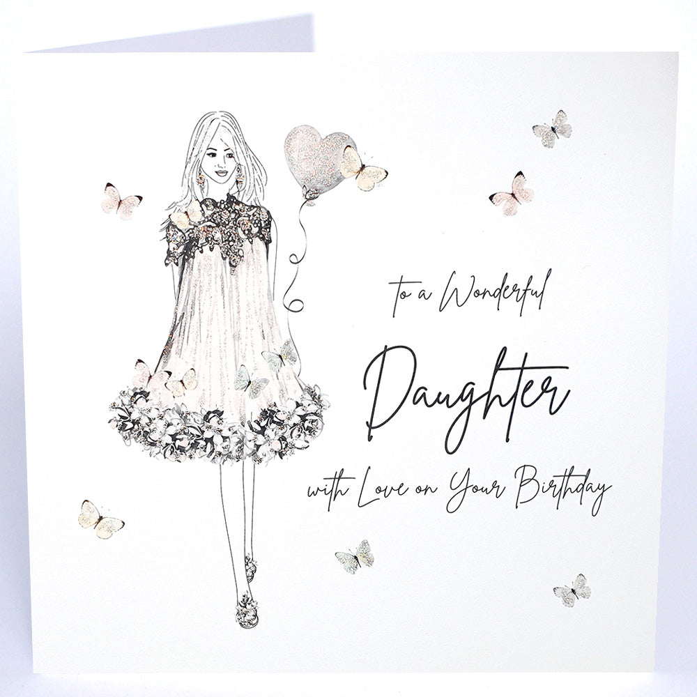 To a Wonderful Daughter With Love on your Birthday - Large