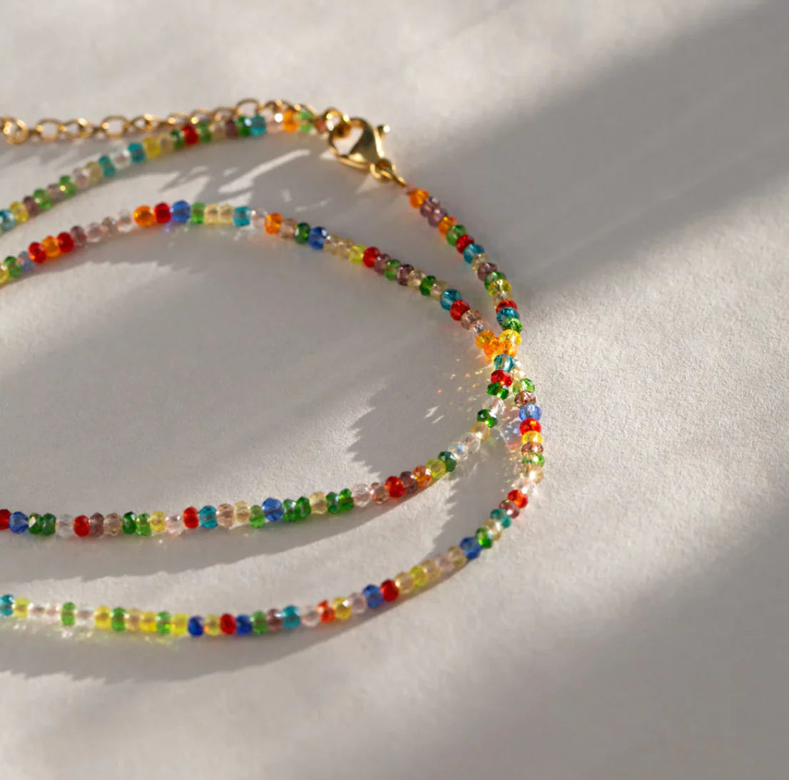 Felicia - Colourful Glass Bead Necklace