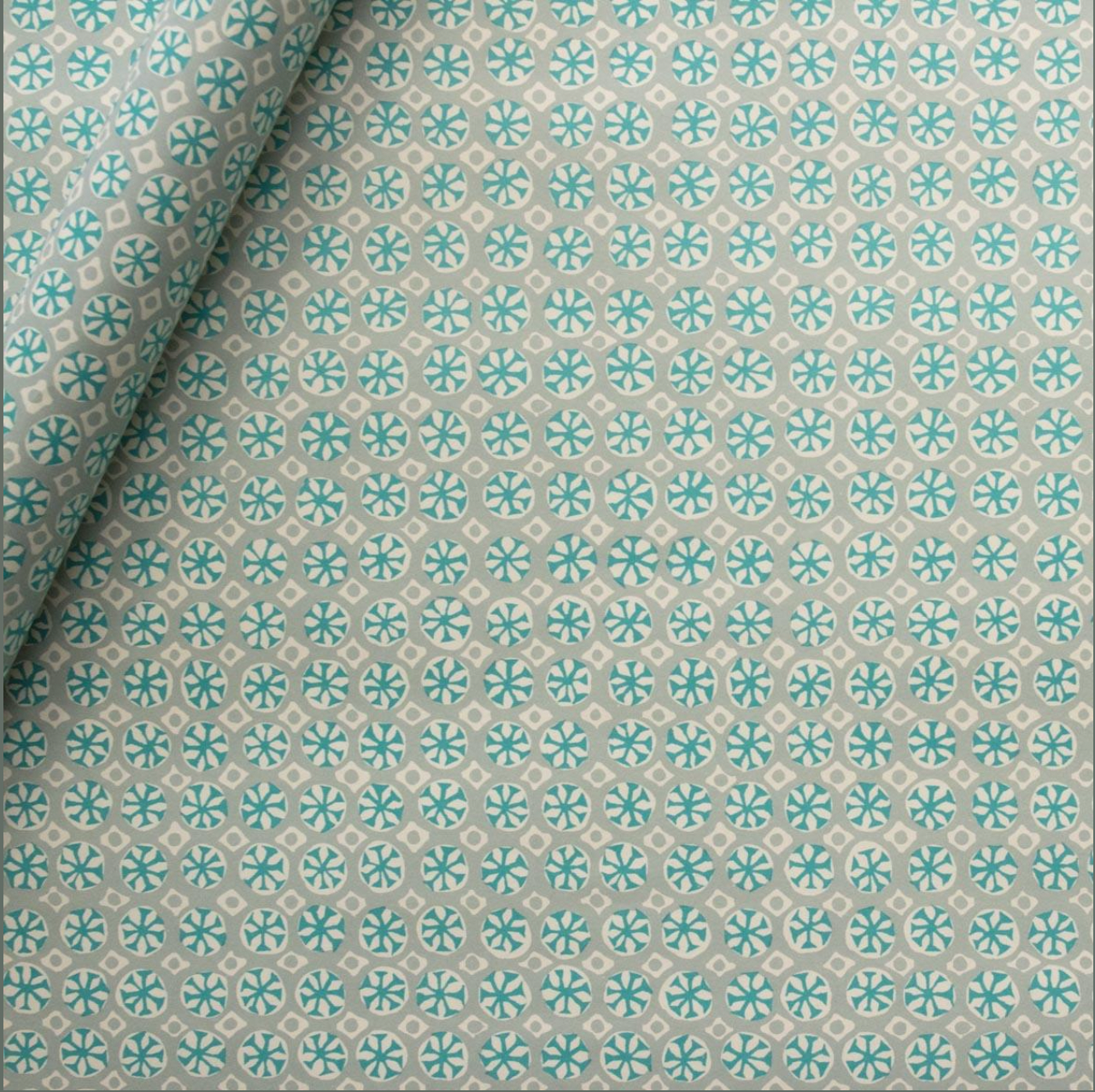 Gift Wrap - Sea Urchin Aquamarine