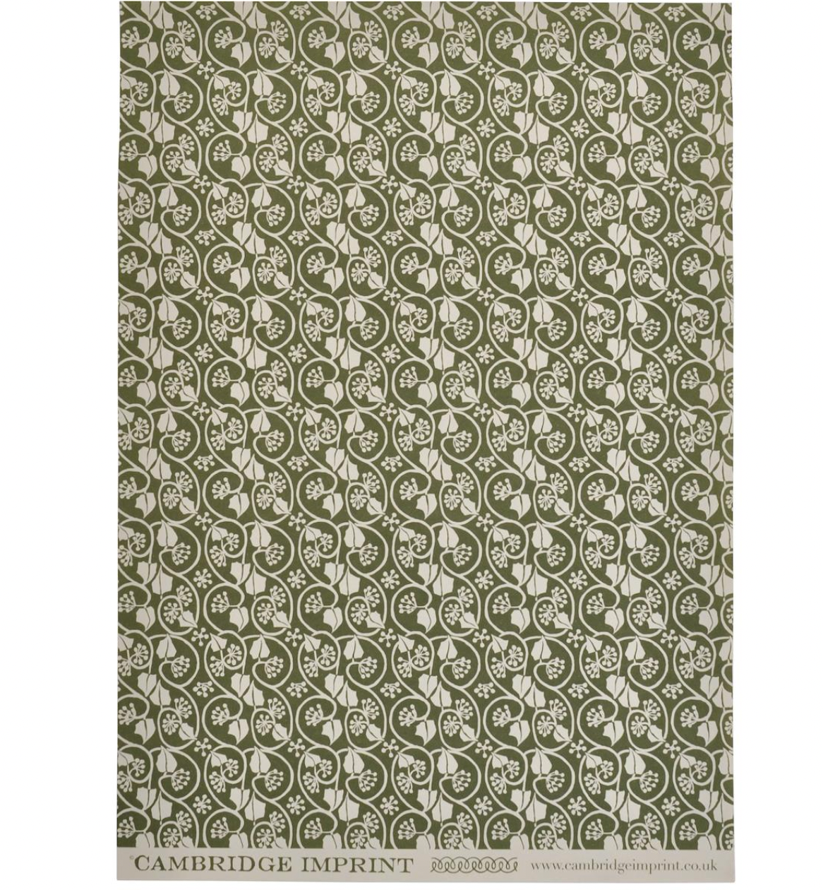 Gift Wrap - Small Ivy Stripe Sage Green