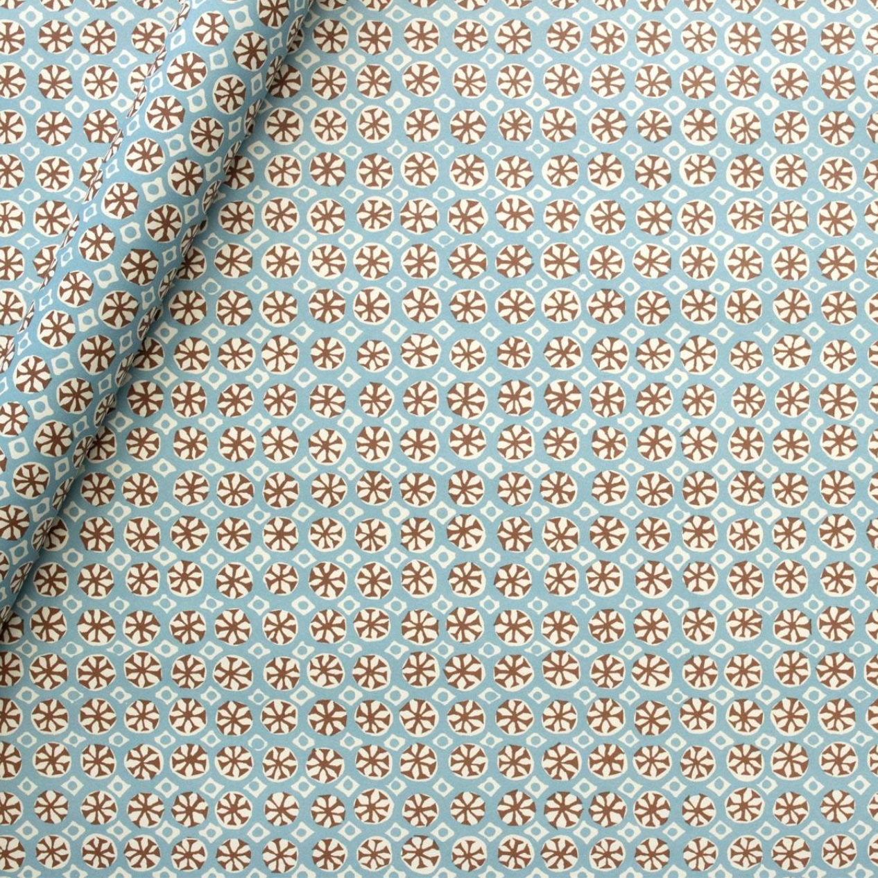 Gift Wrap - Urchin Sky and Cocoa