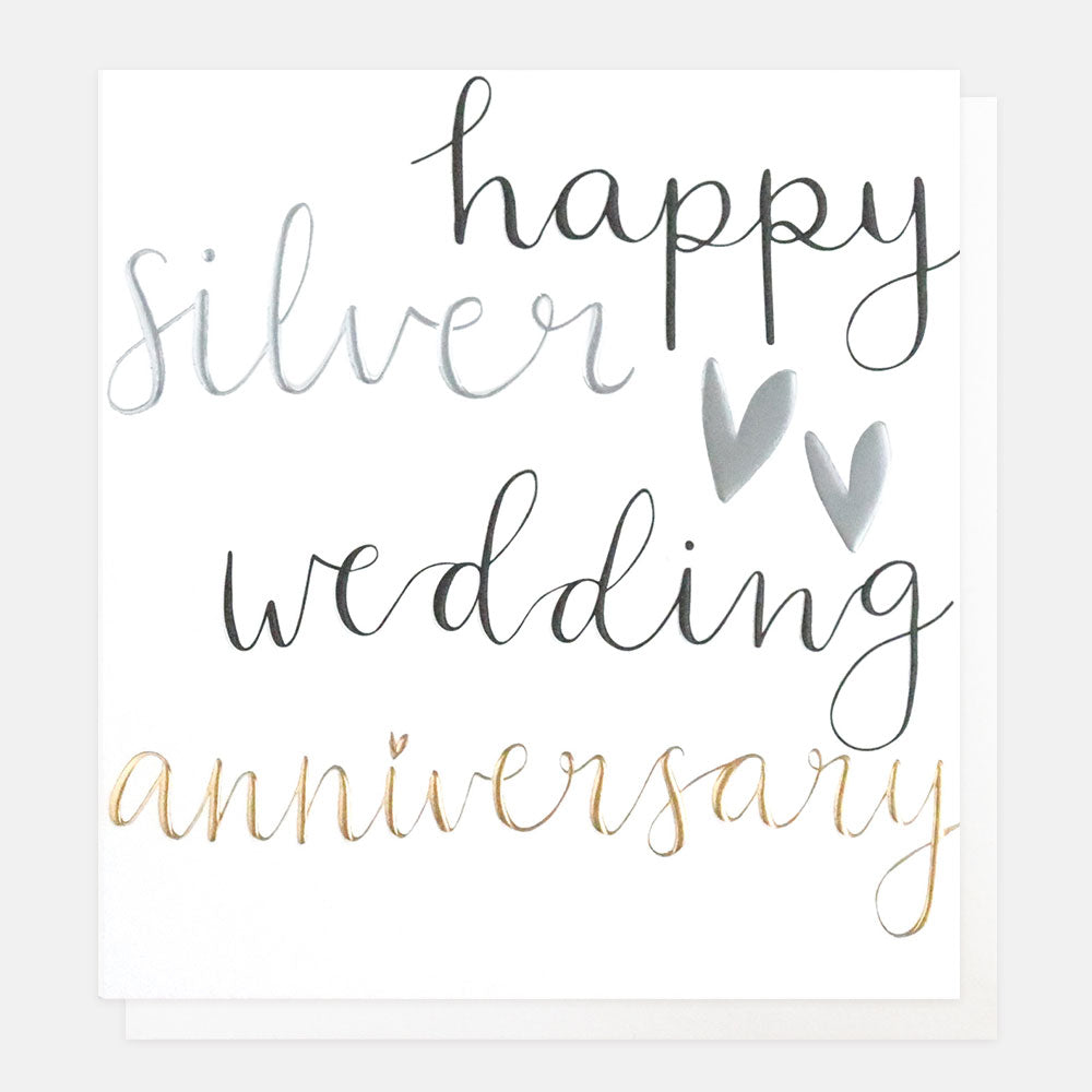Happy Silver Anniversary Card