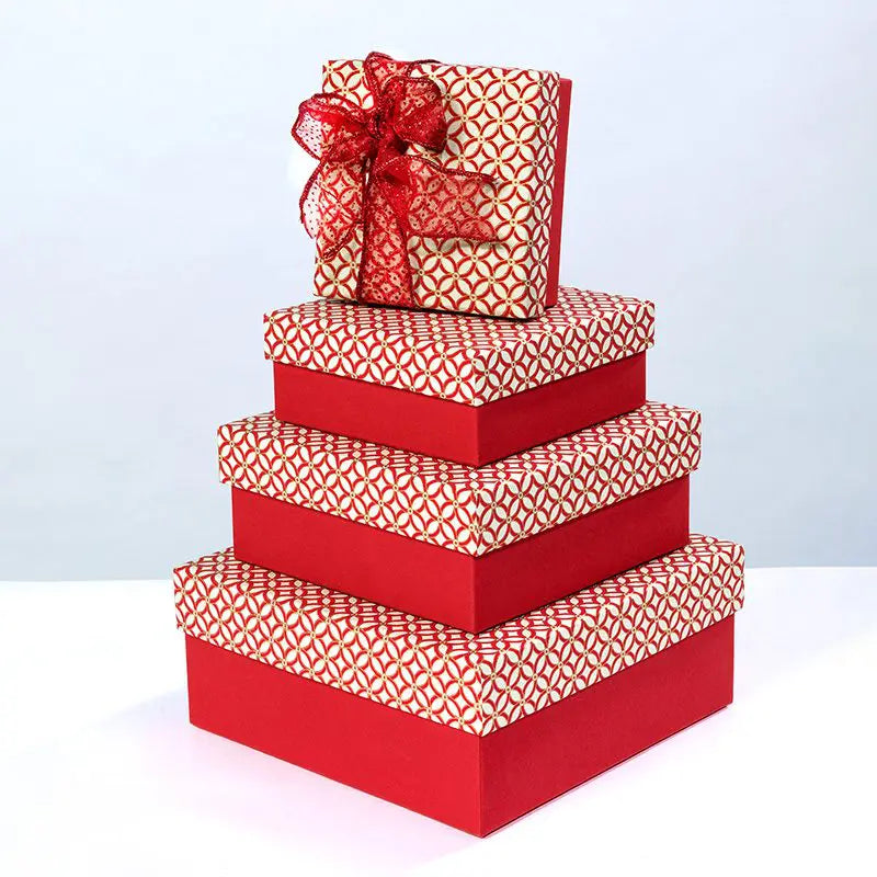 Red Trellis Gift Box - Small