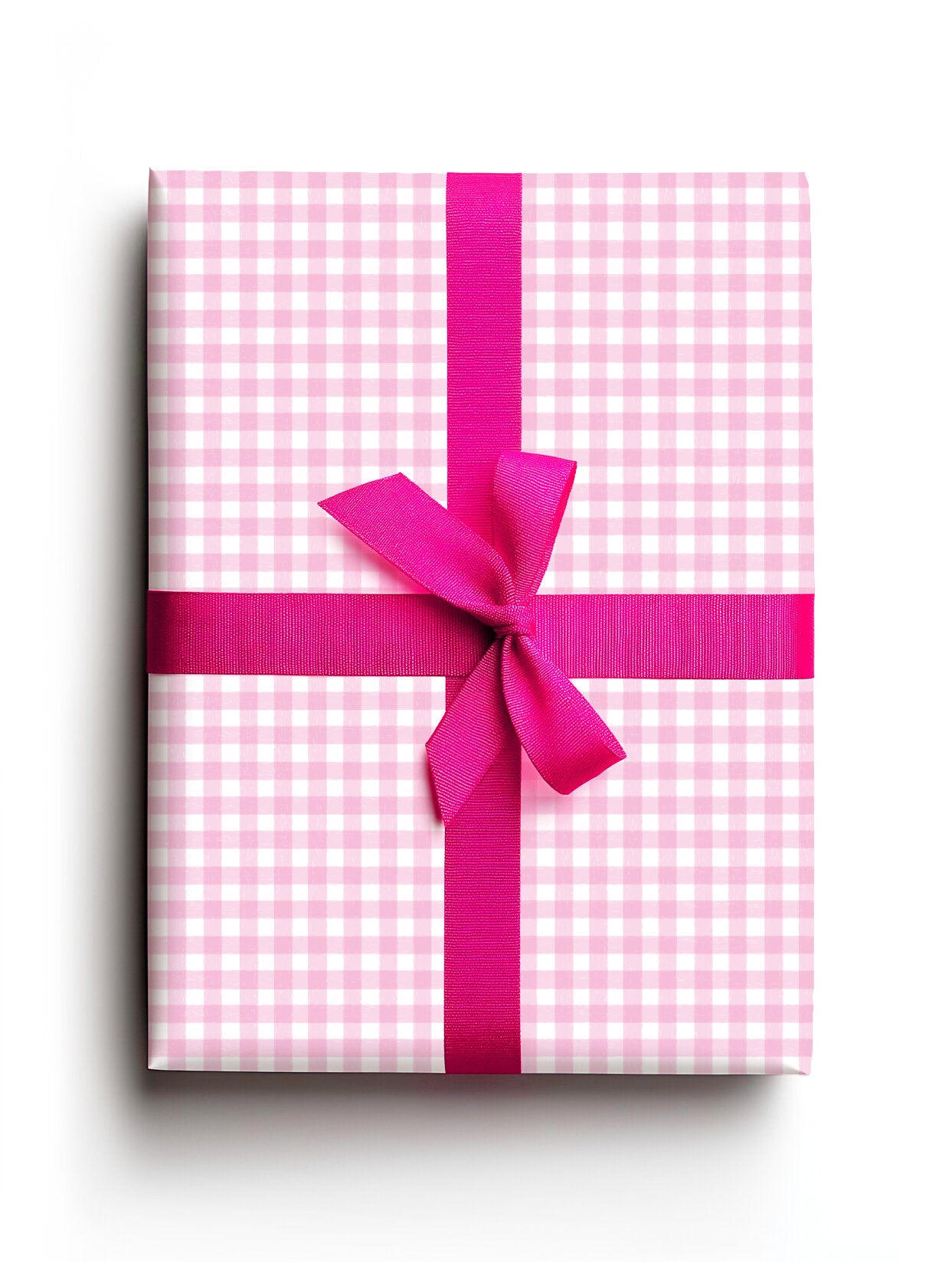 Pink Gingham Wrap