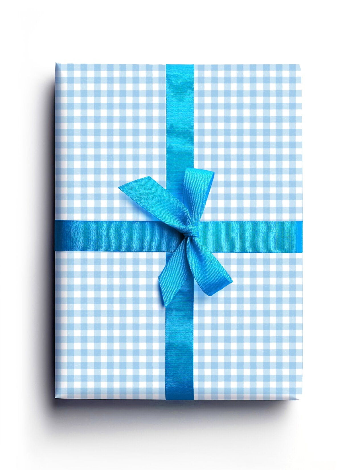 Blue Gingham Wrap