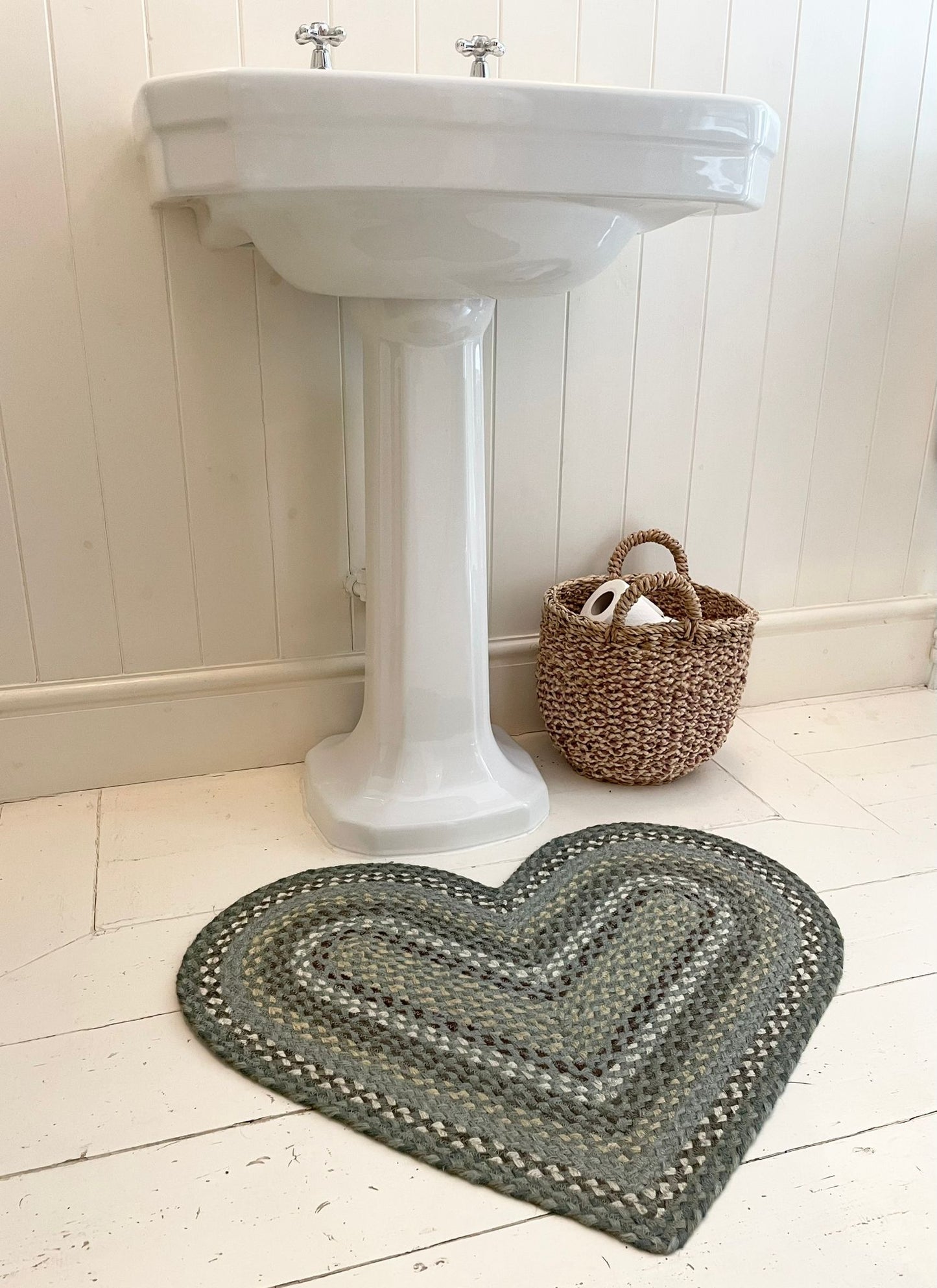 Heart Rug 51 x 76 cm - Seaspray