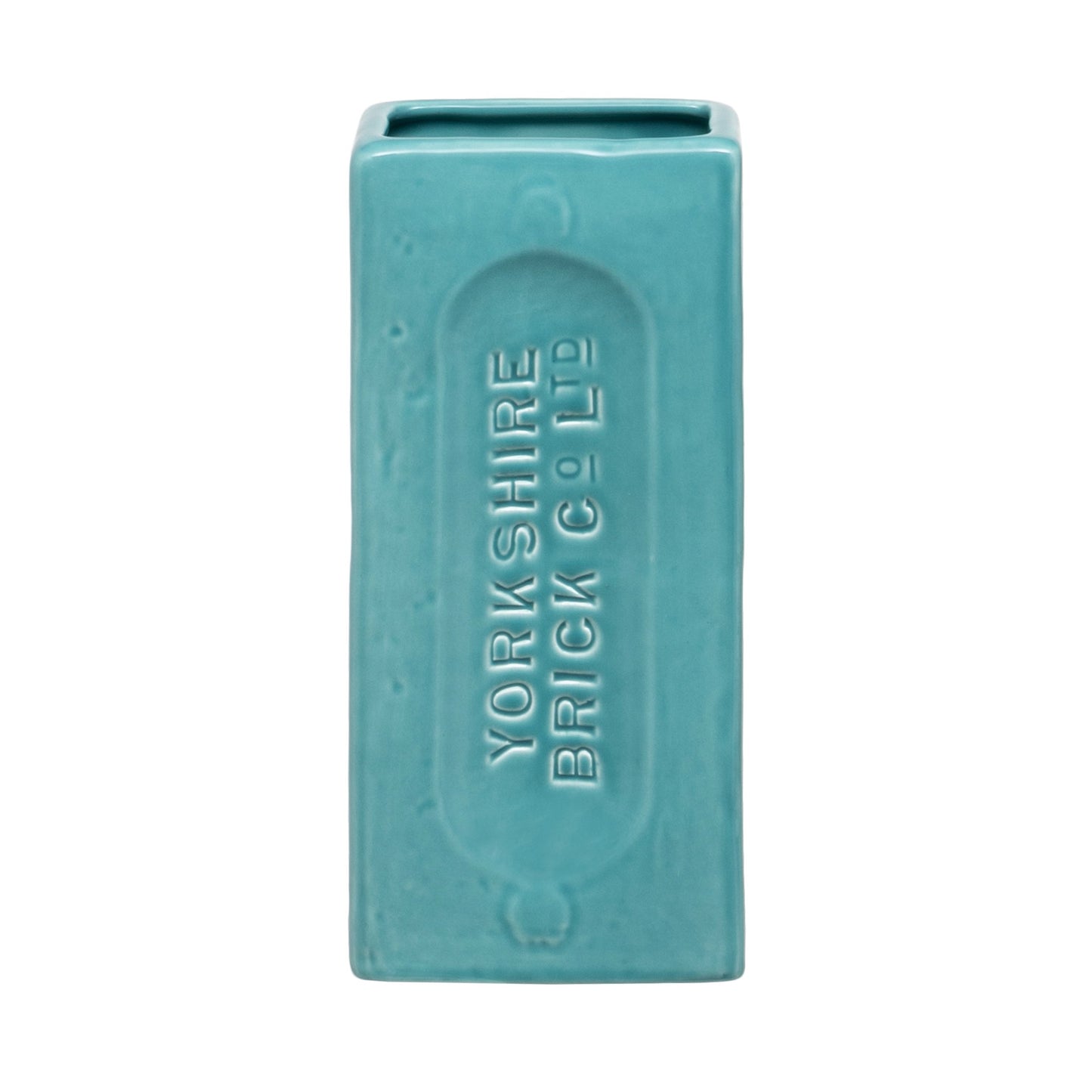 Yorkshire Brick Vase -Turquoise