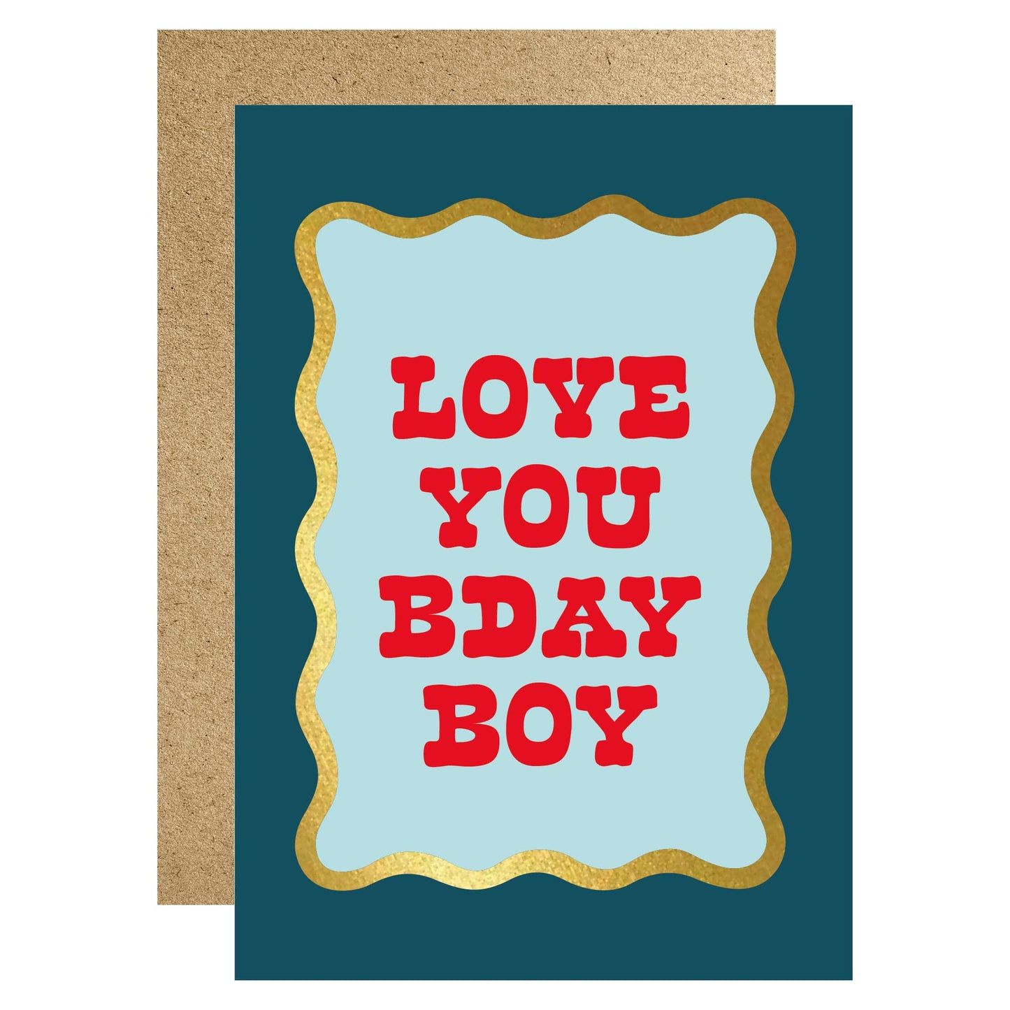 Love you bday boy card