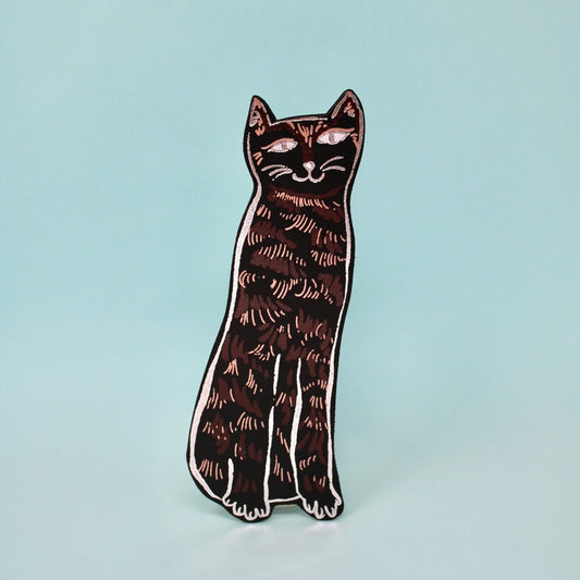 Cat Tails Bookmark Black