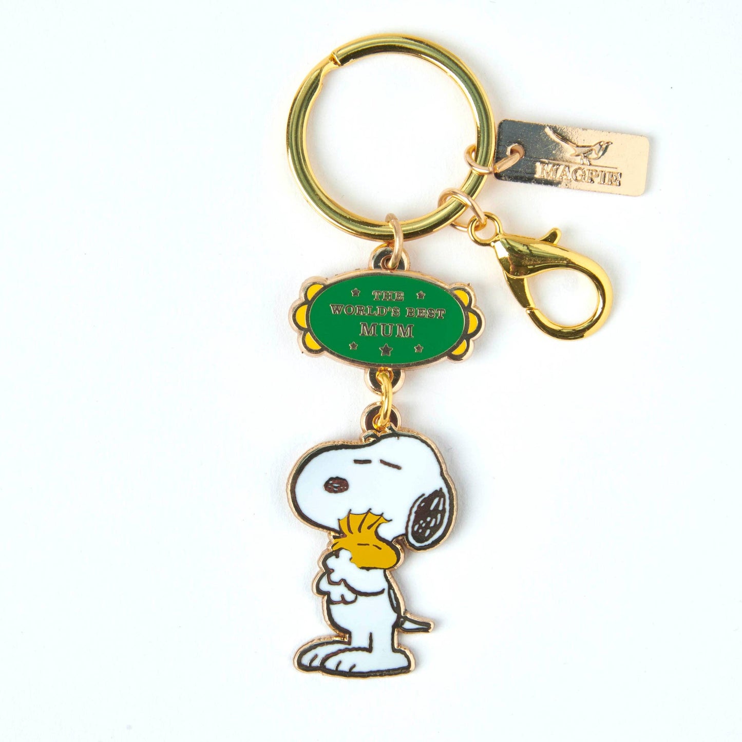 Peanuts World's Best Keyring Mum