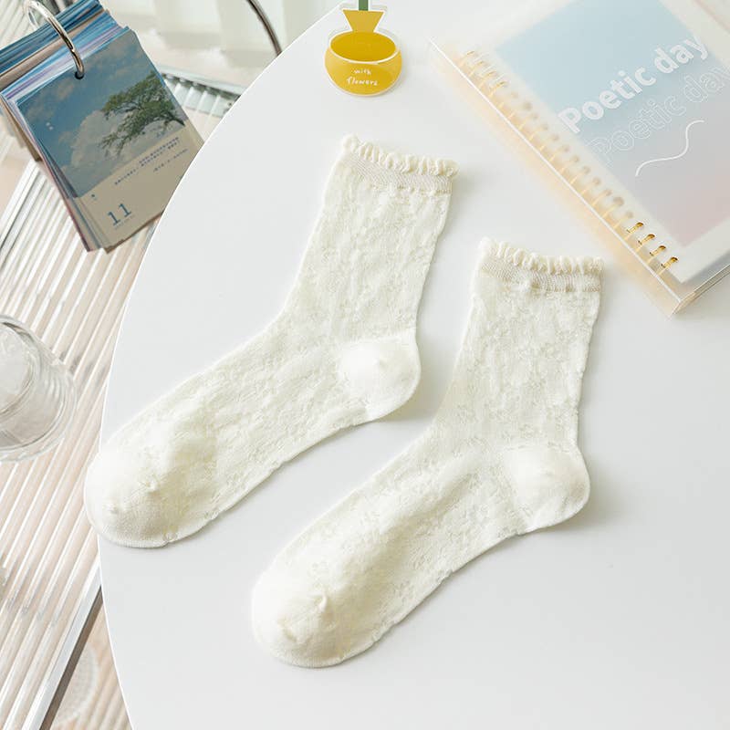Summer Thin Cotton Breathable Women's Socks: No.1