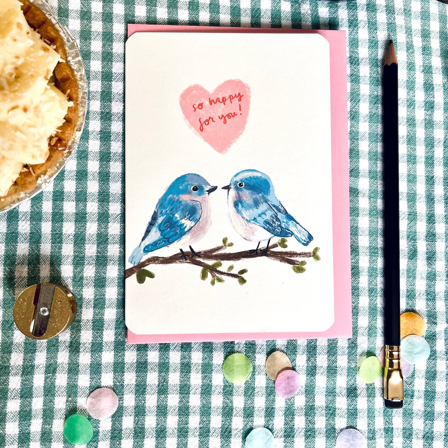 So Happy Bluebirds Card