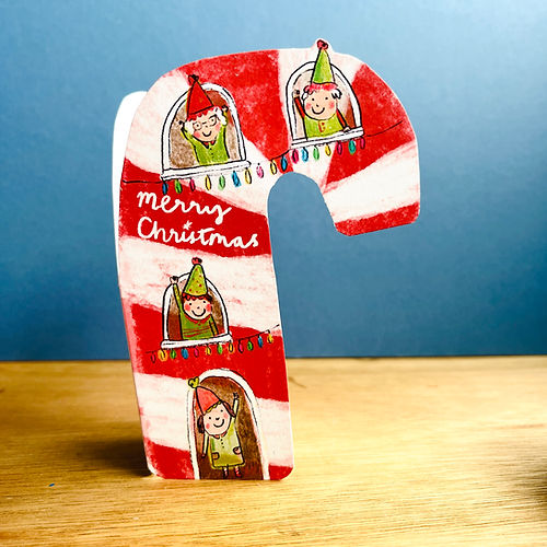 Candy Cane dream Home Card