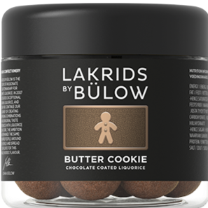 Butter Cookie Chocolate Coated Liquorice - Small 125g