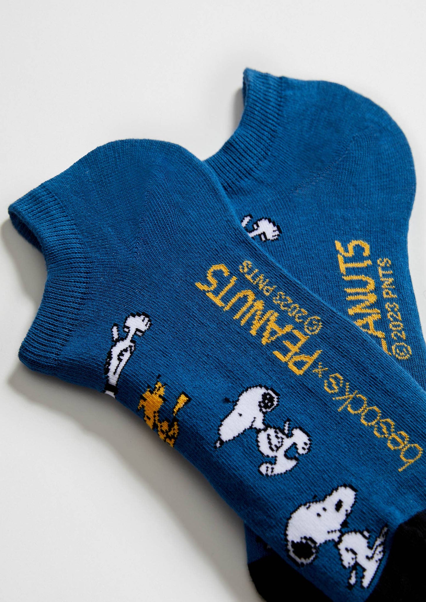 BeSnoopy Blue - 100% Organic Cotton Ankle Socks: Blue / Intl / 36/40