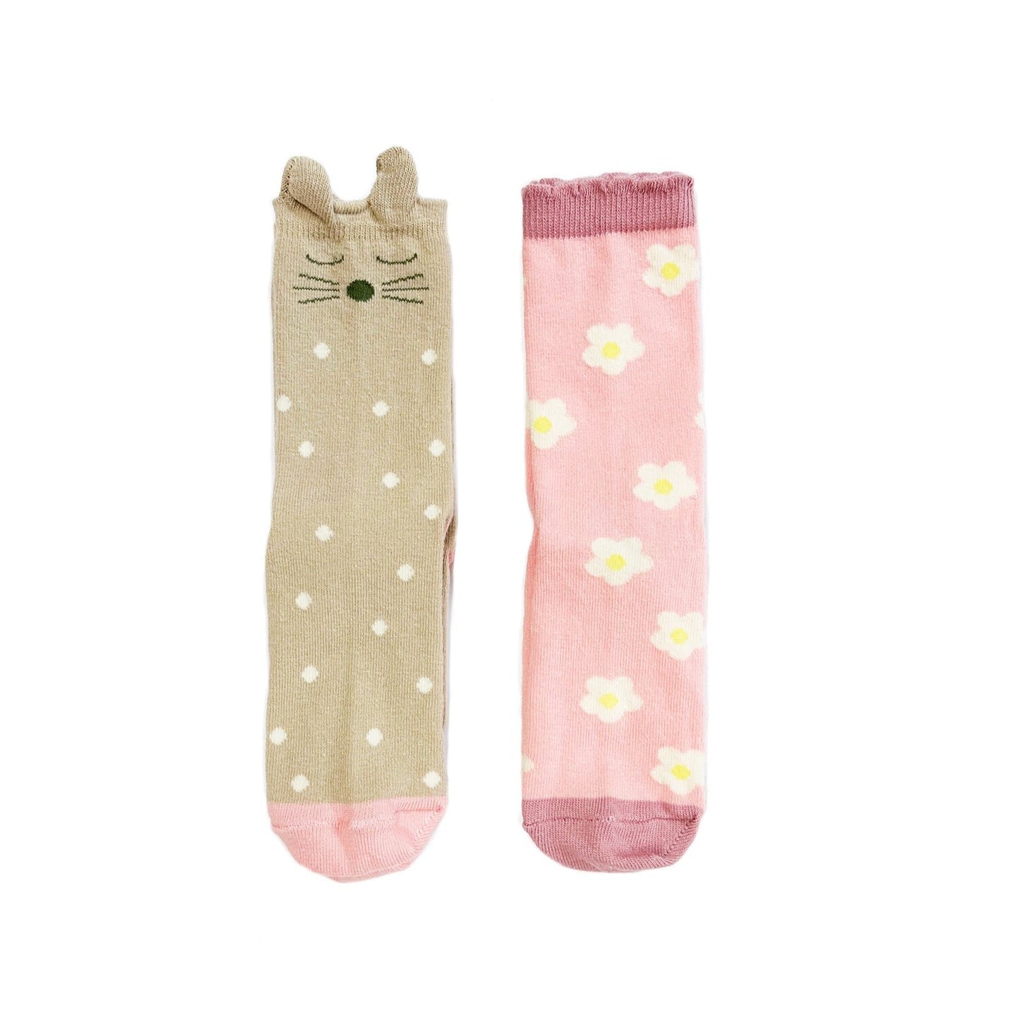 Flora Bunny 2 Pack Socks - Age 3 - 5