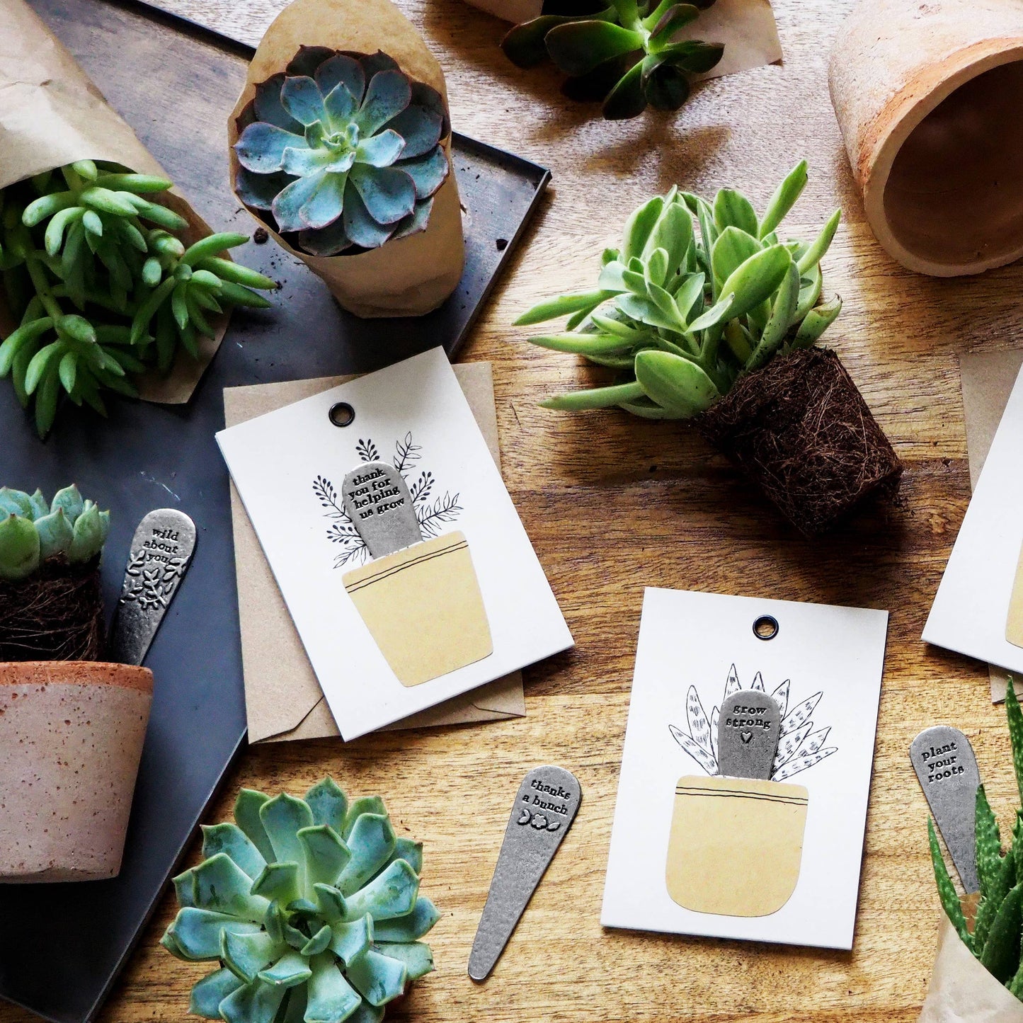 'Thank You For Helping Me Grow' Plant Marker: Thank you for helping me grow