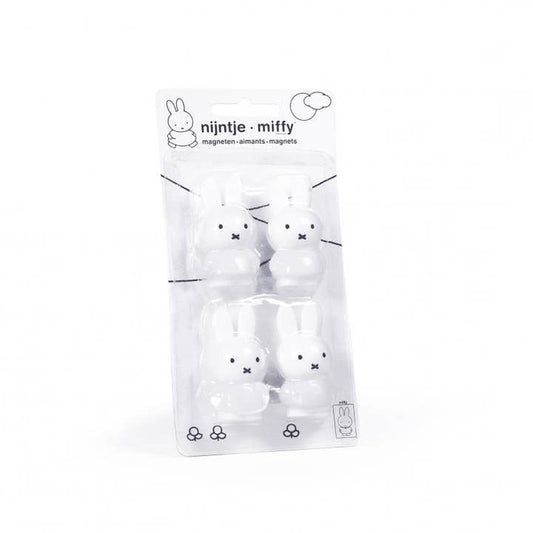 Miffy Set of 4 Magnets - Pure White