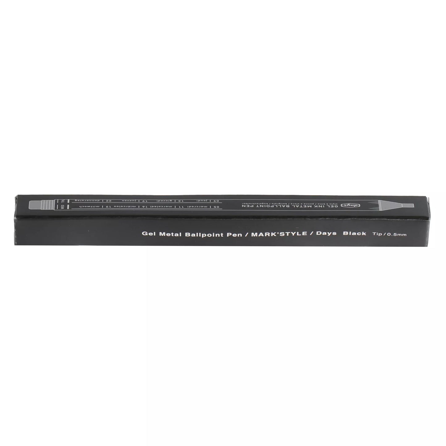 Tous Les Jours Metal Gel Pen - Black