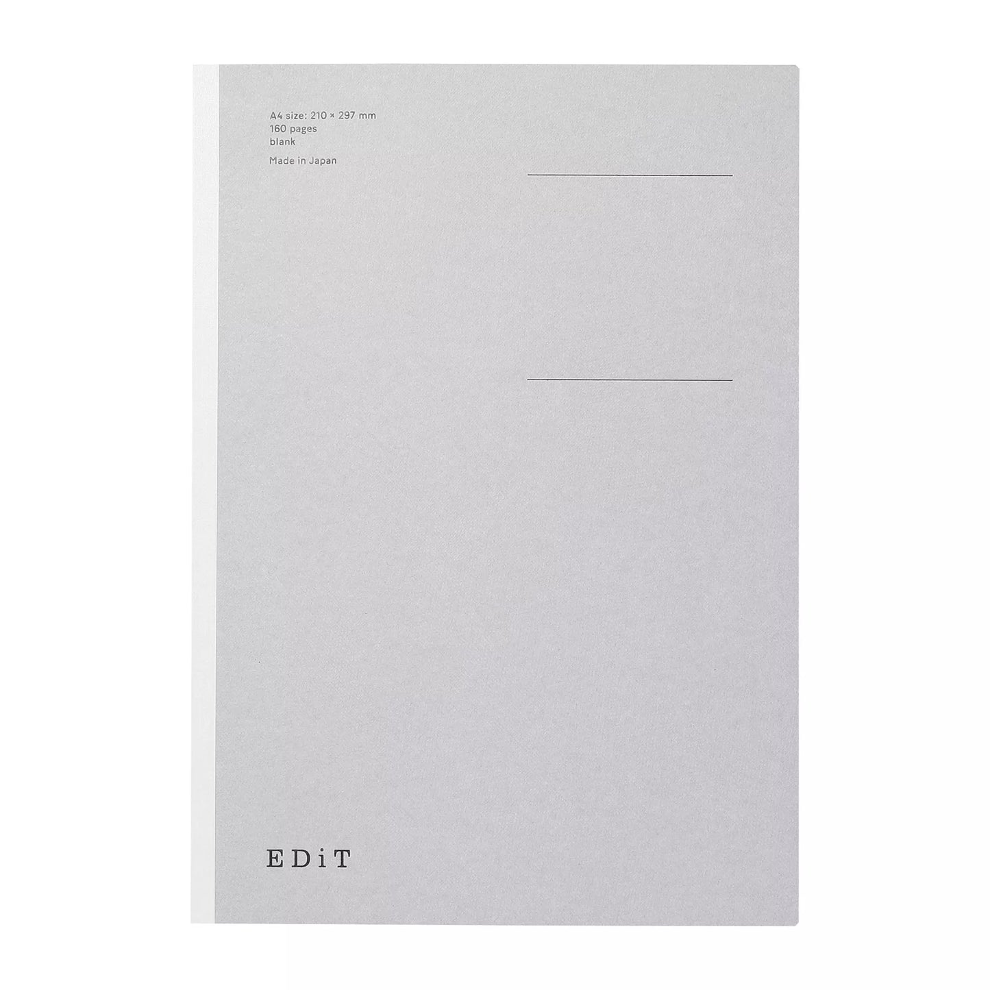 EDiT Notebook A4 /160 pages - Blank