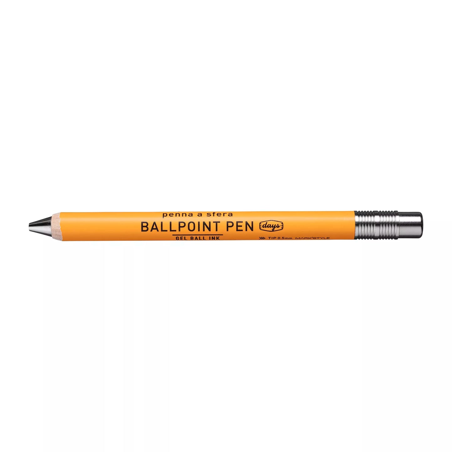 Days Gel Wood Ball Pen - Orange