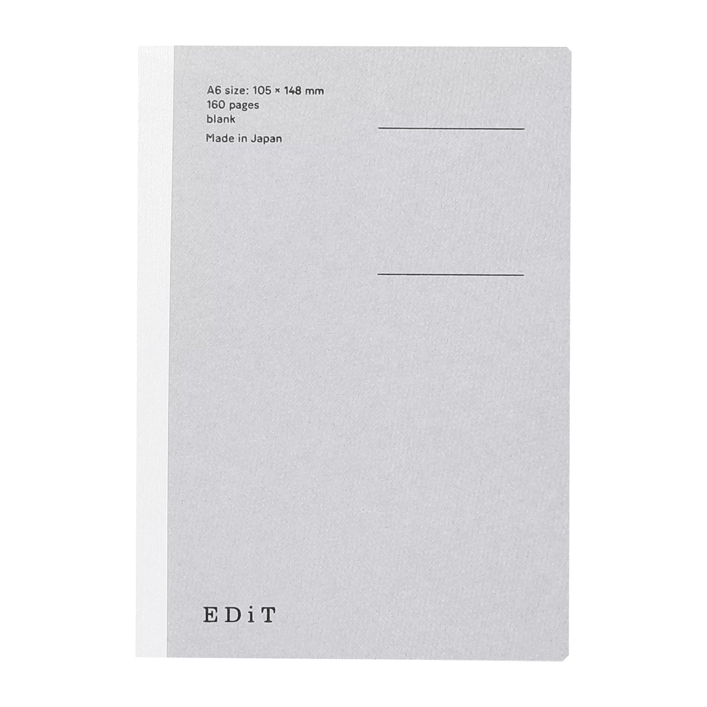 EDiT Notebook A6 /160 pages - Blank