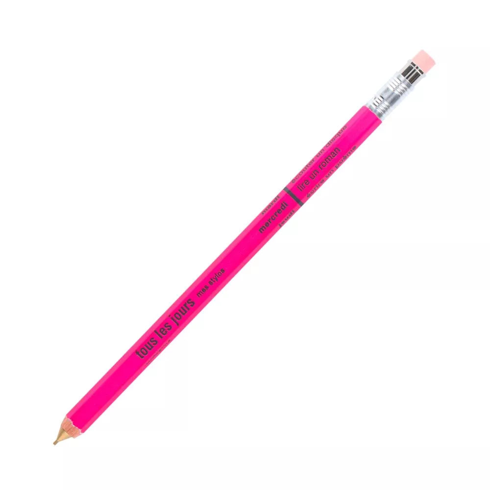 Tous Les Jours Mechanical Pencil with Eraser - Pink