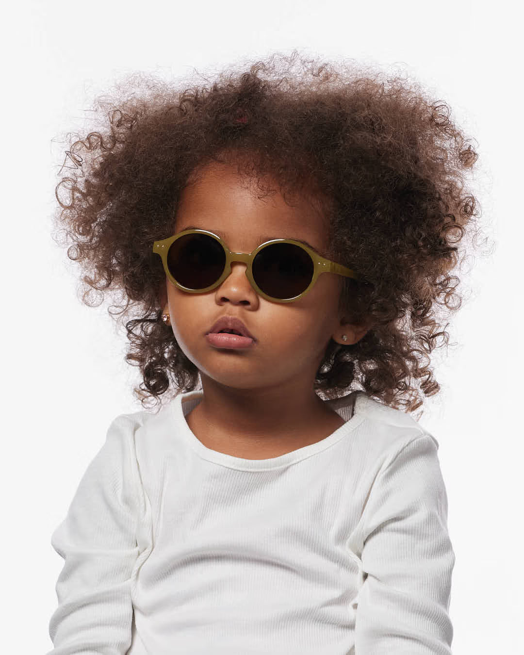 Baby Sunglasses 0- 3 years - Style D - Glossy Kaki