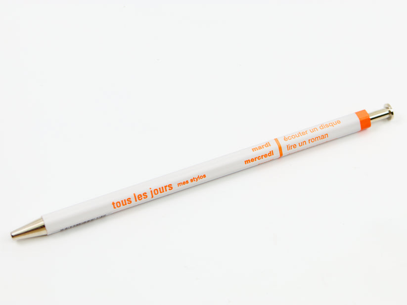 Tous Les Jours Fine Ballpoint Pen - Cool Grey
