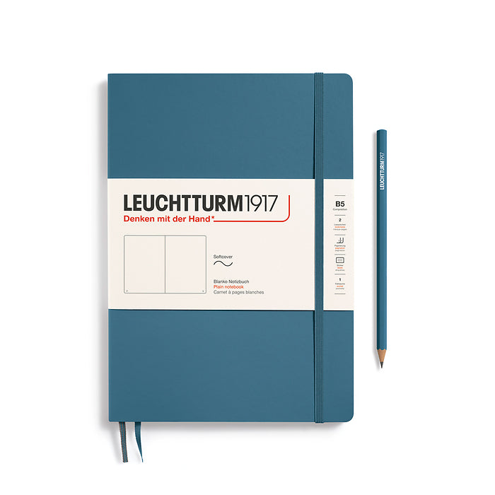 Leuchtturm B5 Ruled Notebook Stone Blue