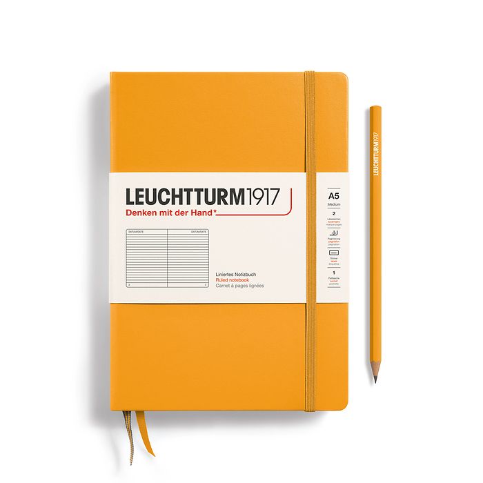 Leuchtturm A5 Ruled Notebook Rising Sun
