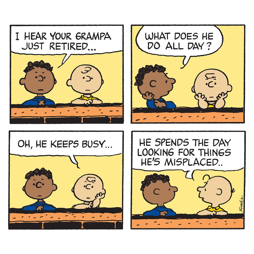 Snoopy Grampa Retired