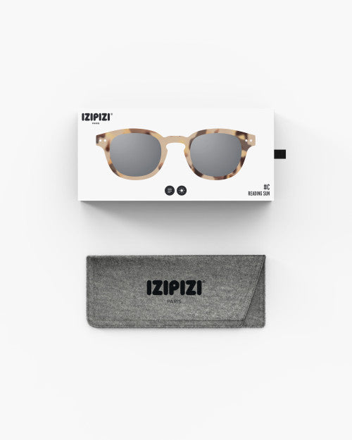 Unisex Reading Sunglasses - Style C - Colour Light Tortoise