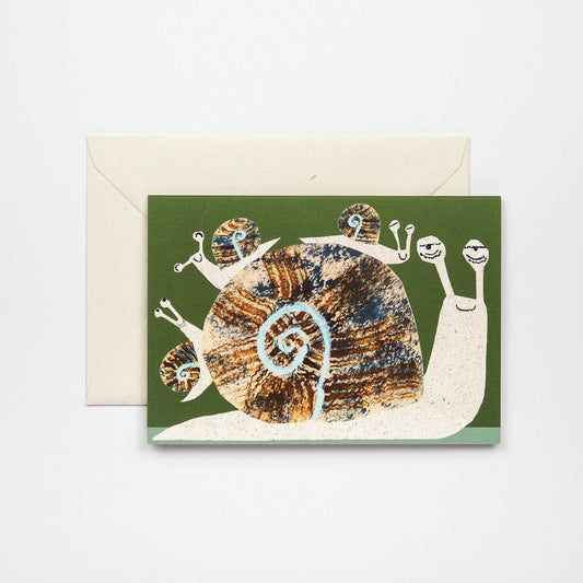 Snail Family Card