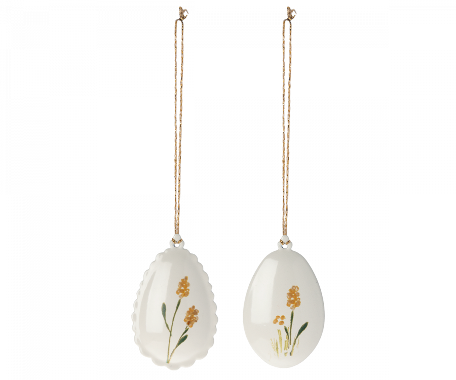 Easter egg ornament - Yellow