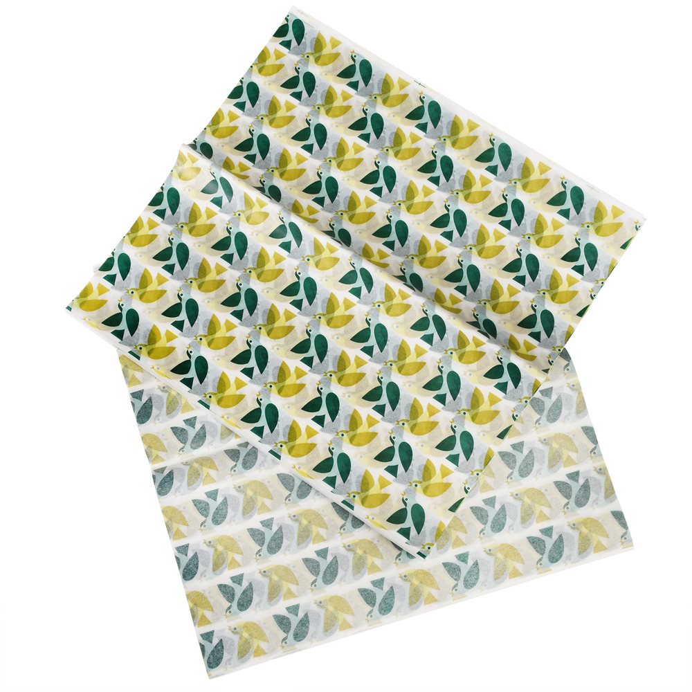 Love Birds Greaseproof Paper Pack of 30