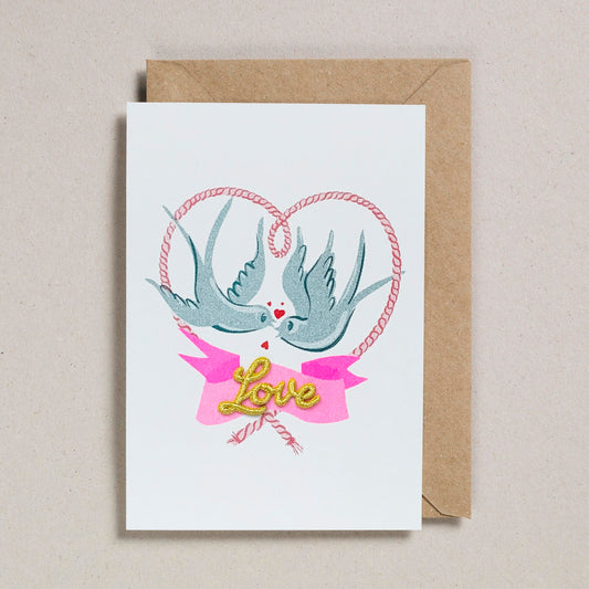 Birds with Rope Heart