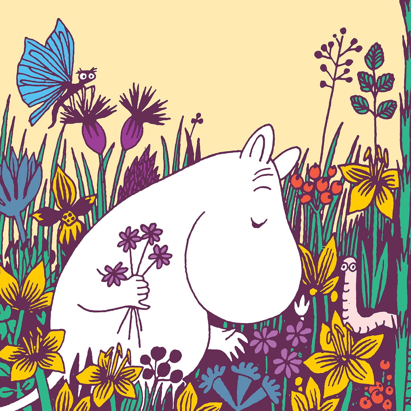 Moomin in the Garden
