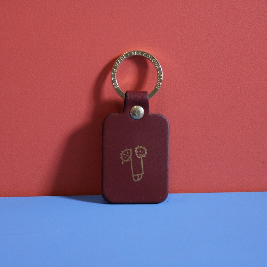 Willy Key Fob Oxblood