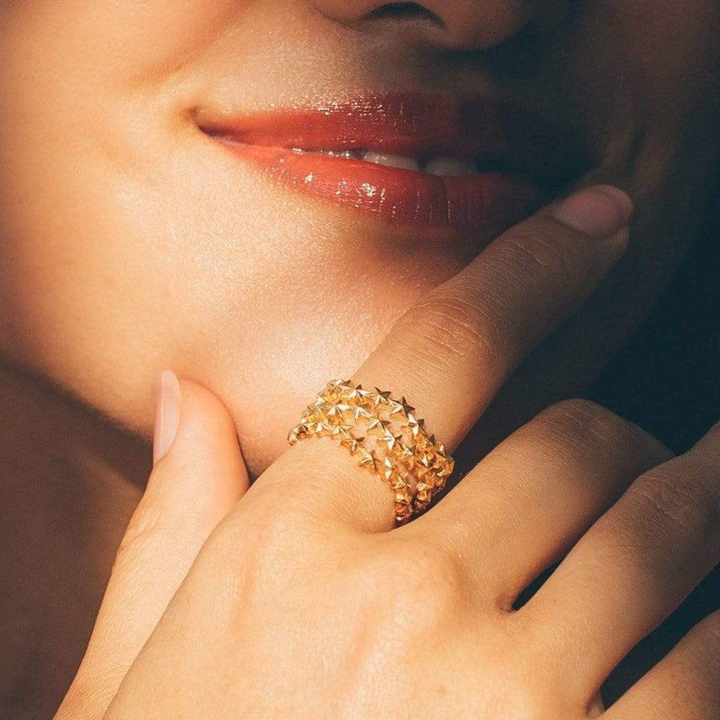 Star on sale stacking ring