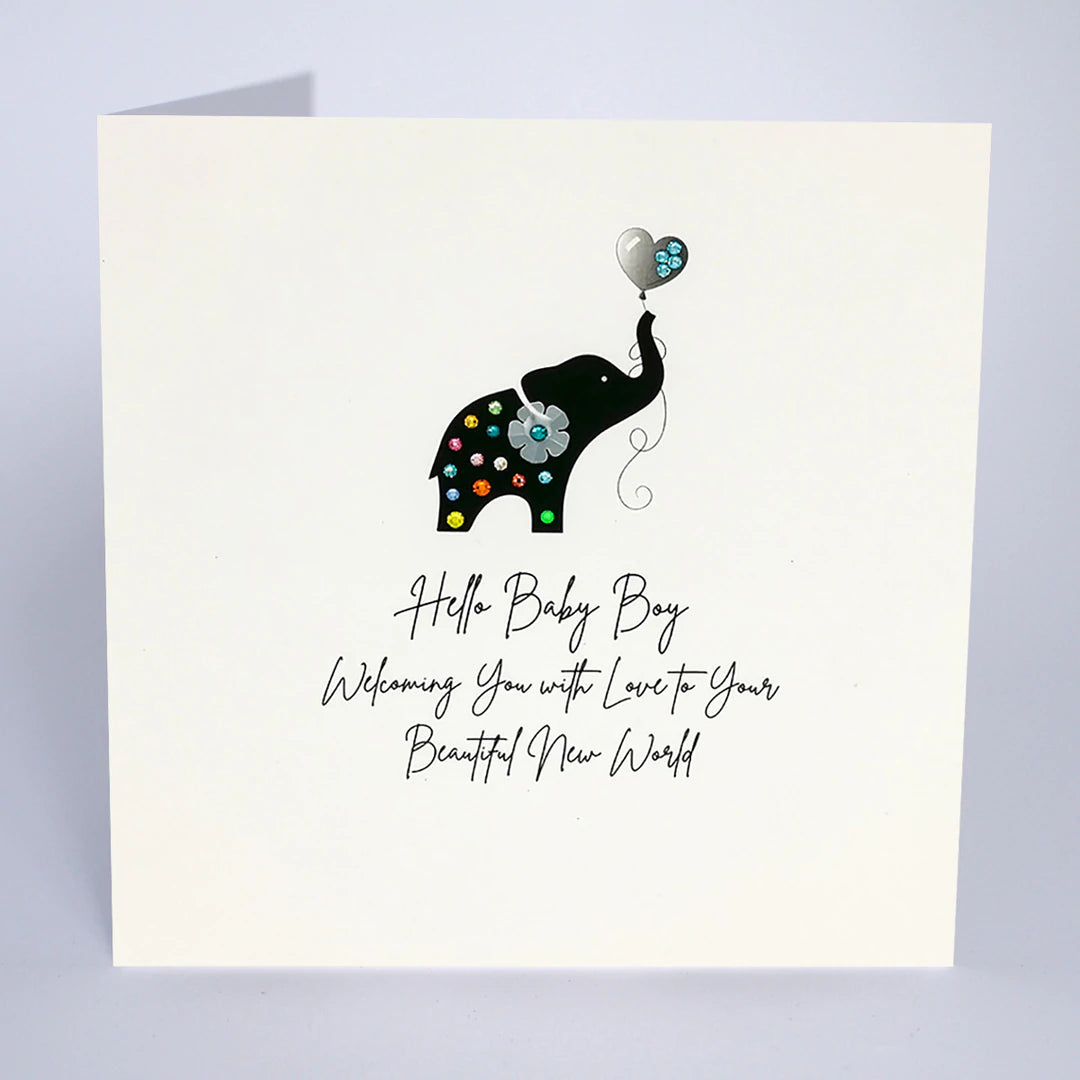 Hello Baby Boy - Large