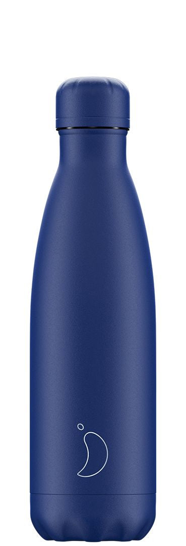 Matte All Blue Chilly's Bottle 500ml
