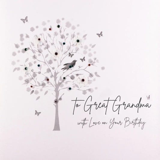 To Great Grandma - With Love on Your Birthday Large card