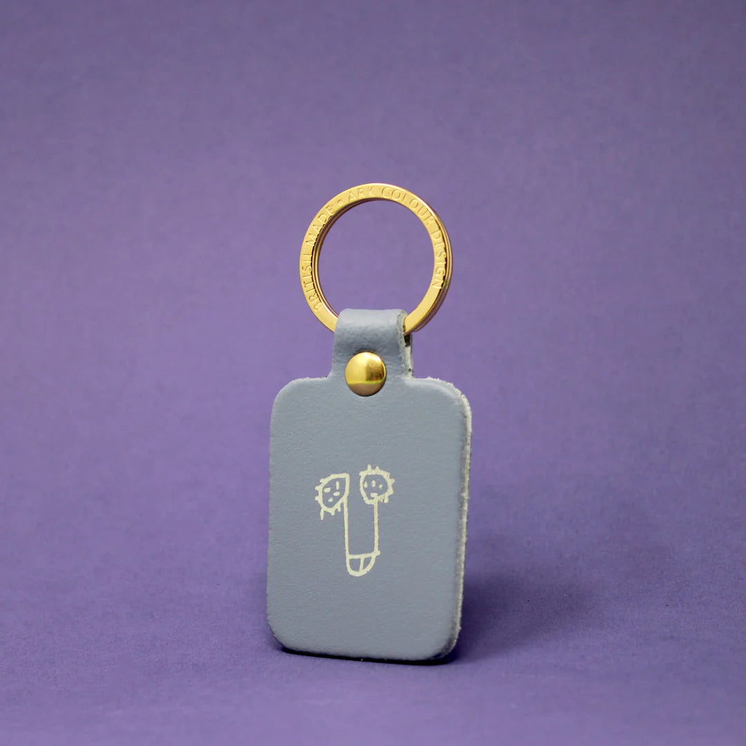 Willy Key Fob Lilac Grey