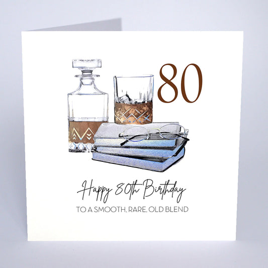 80th Birthday - Large Card